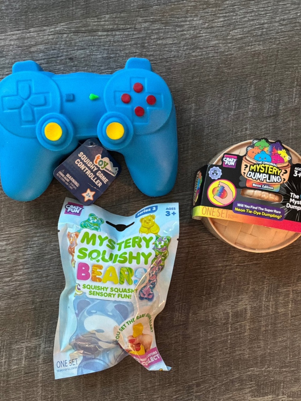Blue game controller bundle